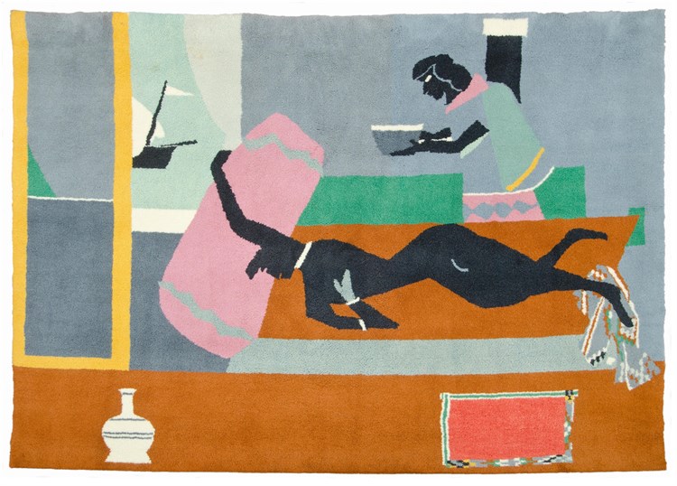 PFF189-Romare Bearden, Circe, Wool Tapestry, 1978.