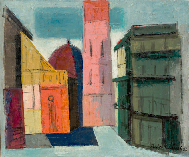 Ralph Chessé, Florence, Oil on canvas, 1966.