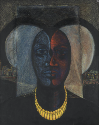 Sylvester Britton, The Prize, Oil on canvas, 1988
