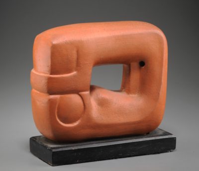 Sargent Claude Johnson, The Lovers, Red Terra Cotta, 1957